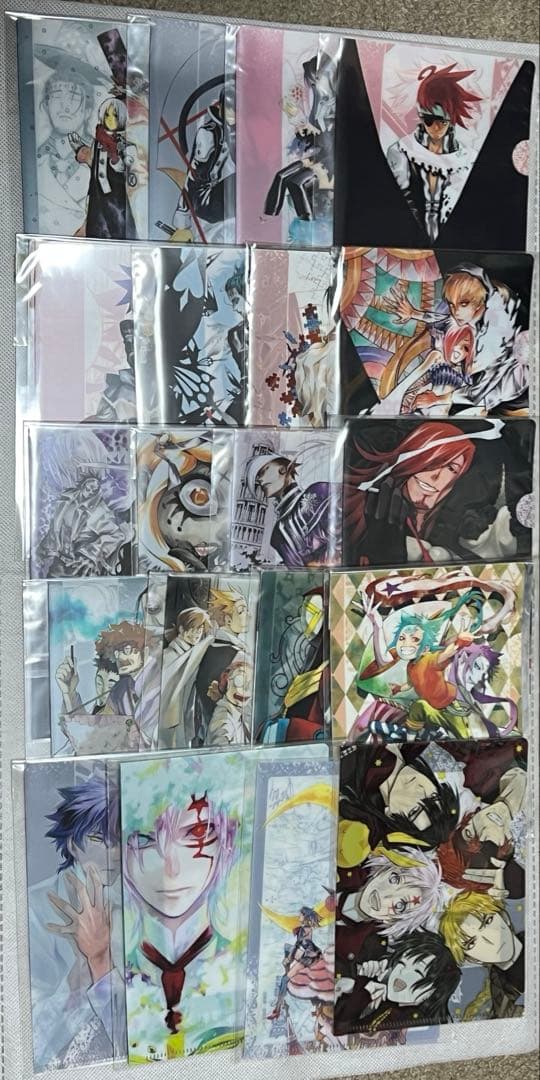 D.Gray-man Dグレ　トレーディングA6クリアファイル　全種セット