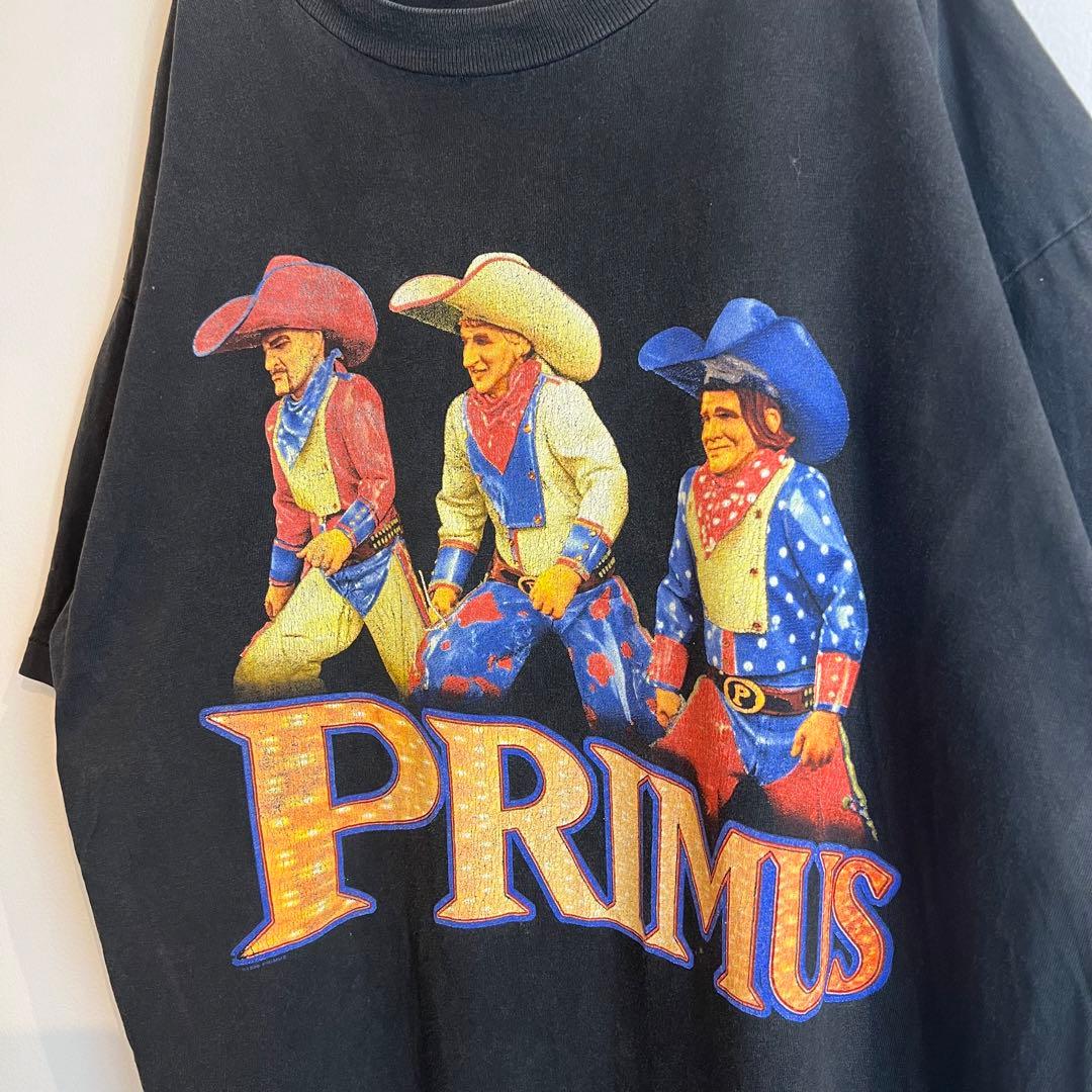 PRIMUS プライマス　バンドtシャツ ヴィンテージ シングルステッチ　墨黒