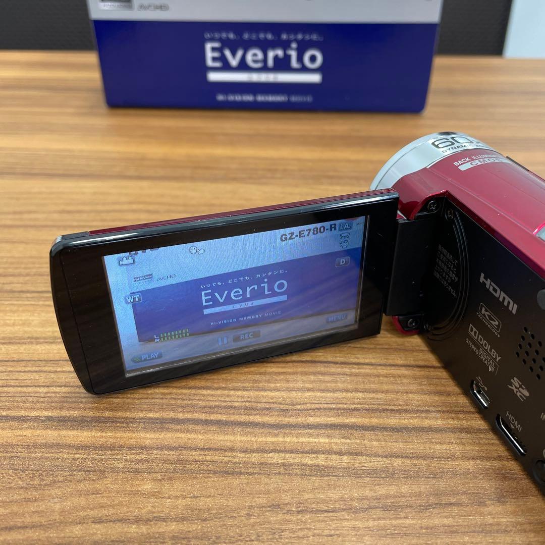 JVC Everio GZ-E780-R FULL HD ビデオカメラ