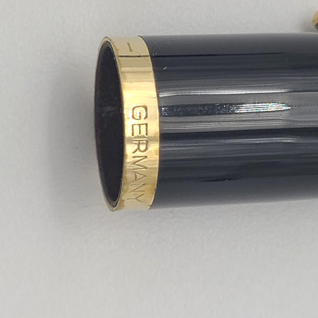 ペリカン万年筆　400nn　ストライプ　14K 　緑縞　M