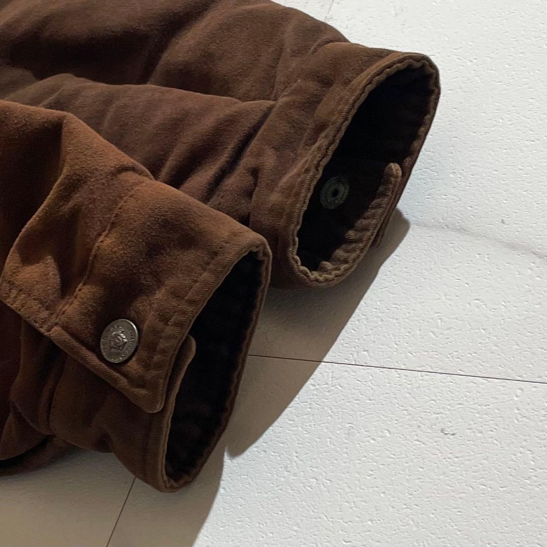 入手困難✨ ヴェルサーチ ボンバージャケット ブルゾン 背面ロゴ刺繍 ブラウン