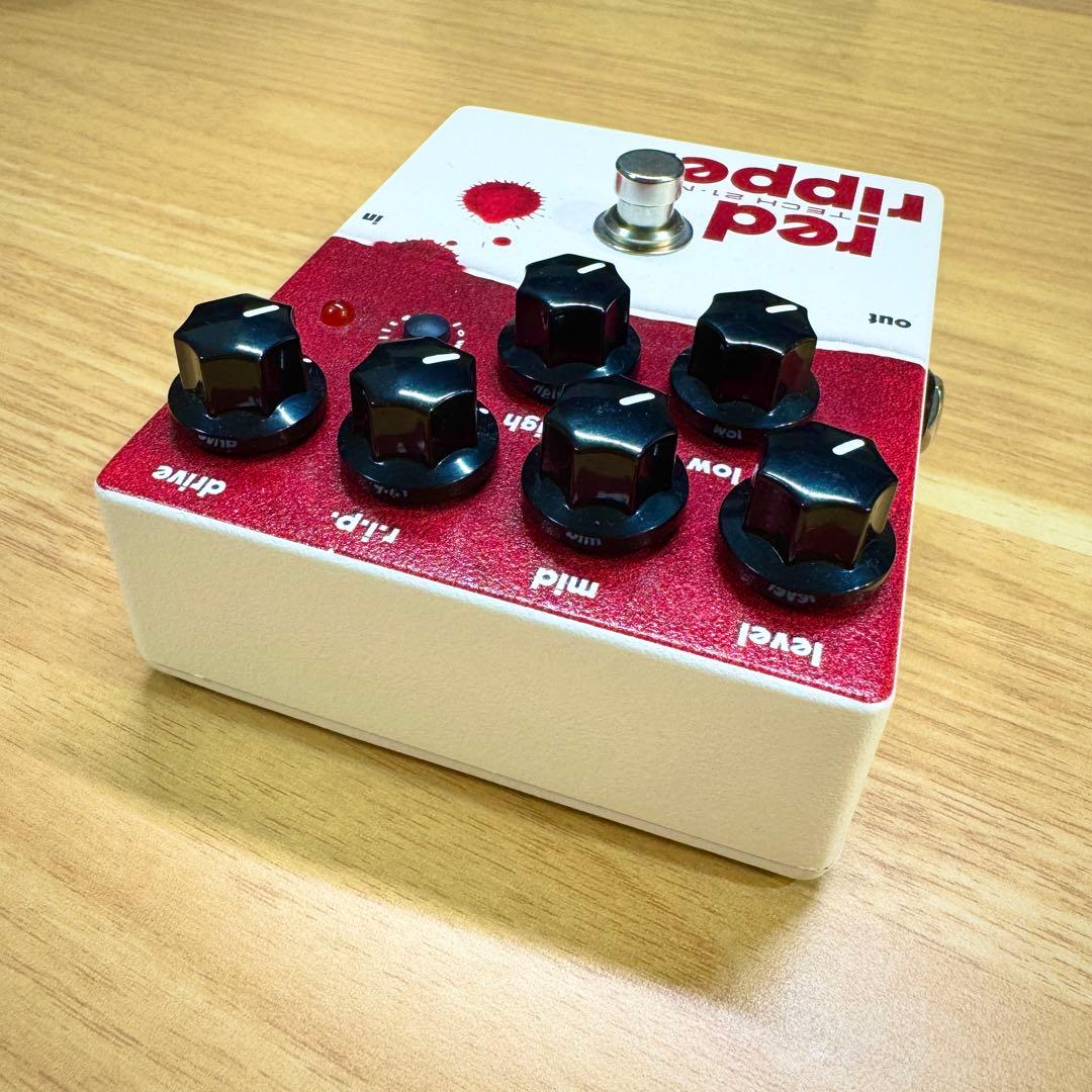 美品 廃盤 TECH21 Red Ripper ベース用ファズ 箱・取説付