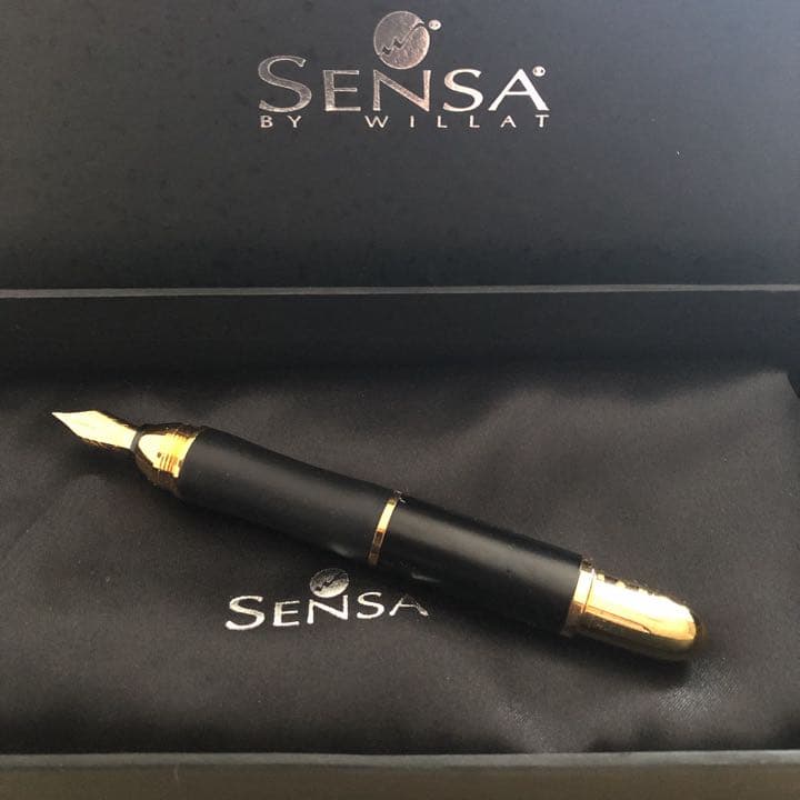 SENSA センサ　万年筆　ゴールド
