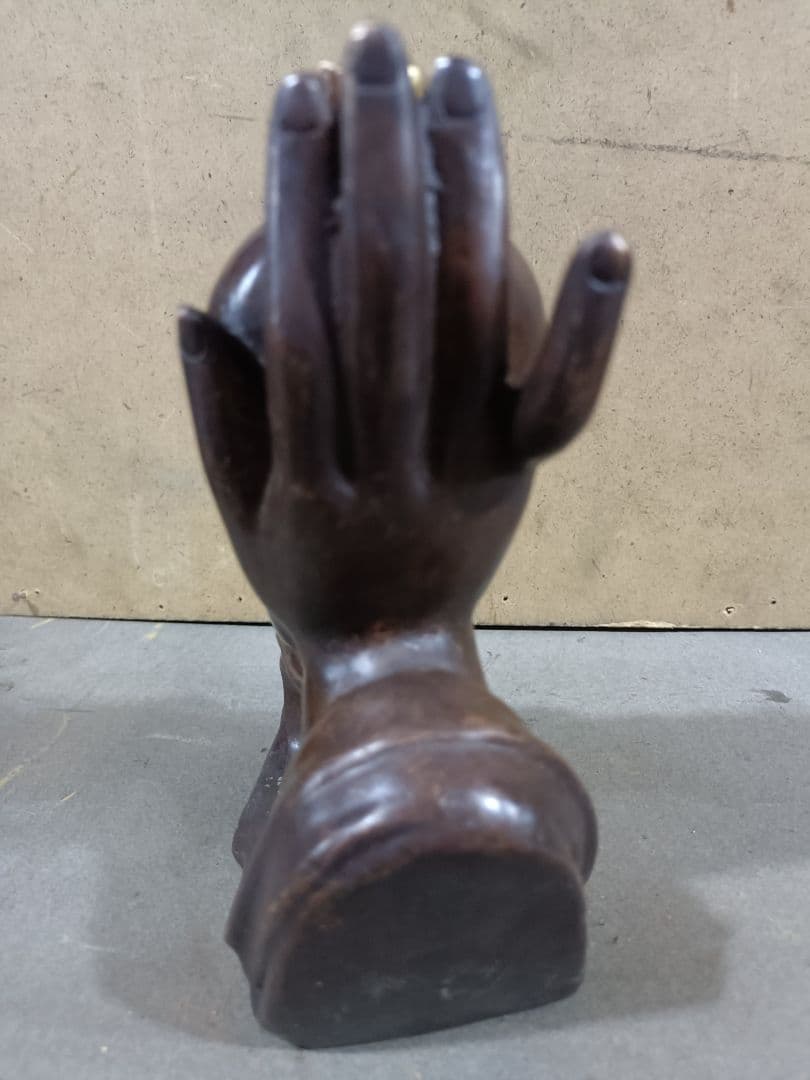 銅器 仏手倒流香 茶台 机 事務室 薫香炉 装飾品 工芸品 置物