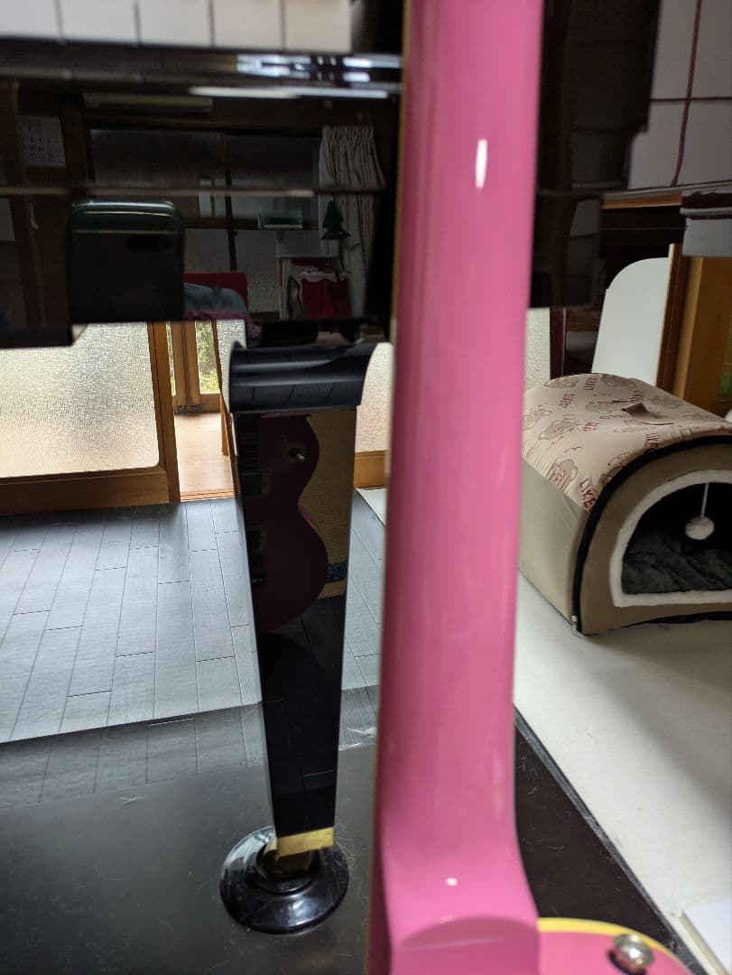 ジプシーローズ　ピンク レスポール　 エレキギター　ラメ入り　激レアギター