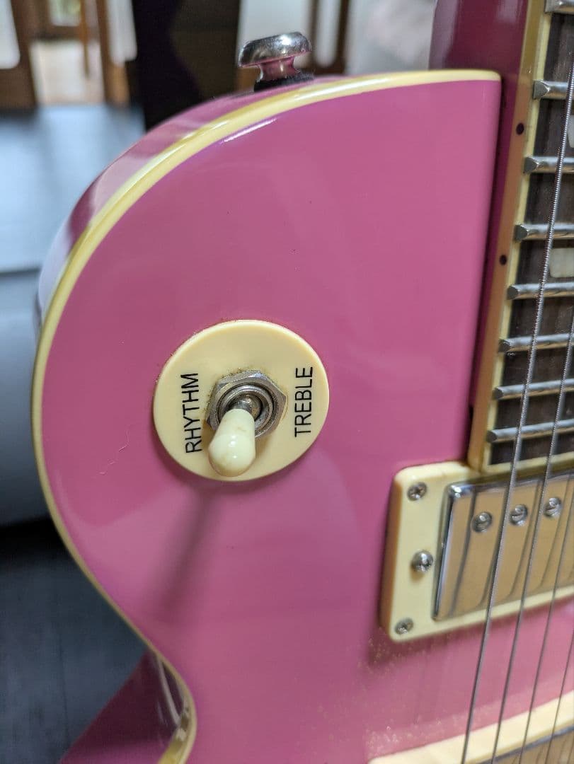 ジプシーローズ　ピンク レスポール　 エレキギター　ラメ入り　激レアギター