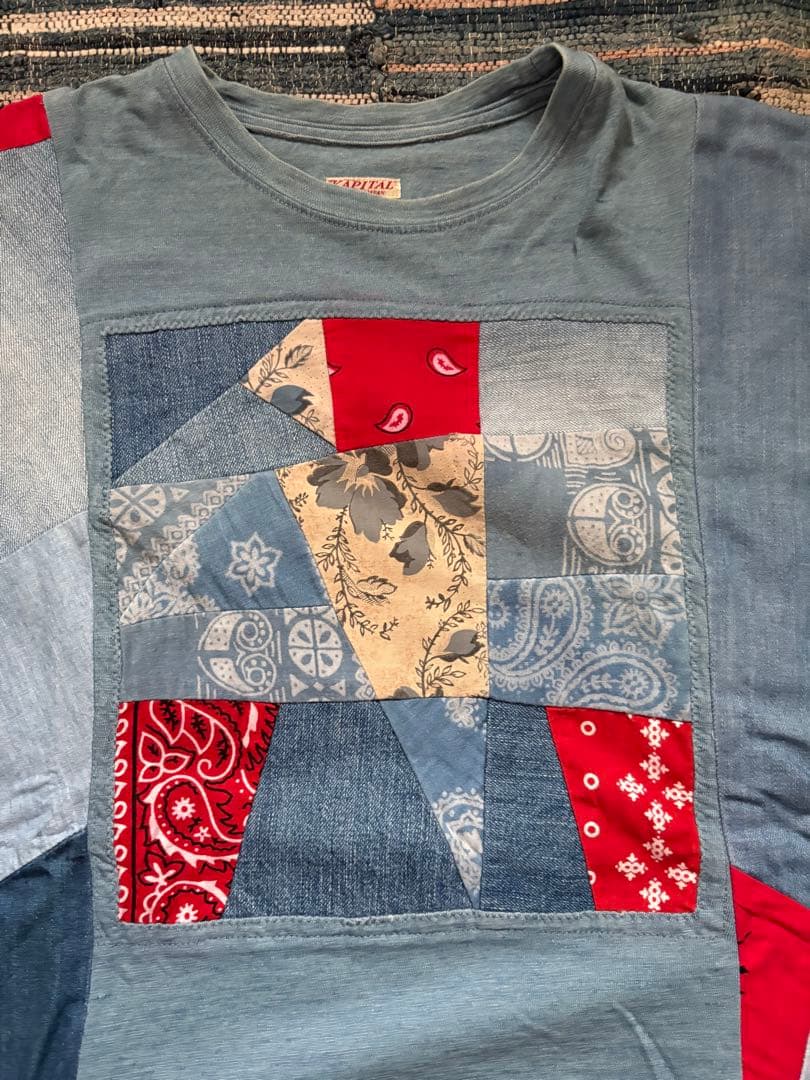 kapital パッチワーク　tシャツ　サイズ0
