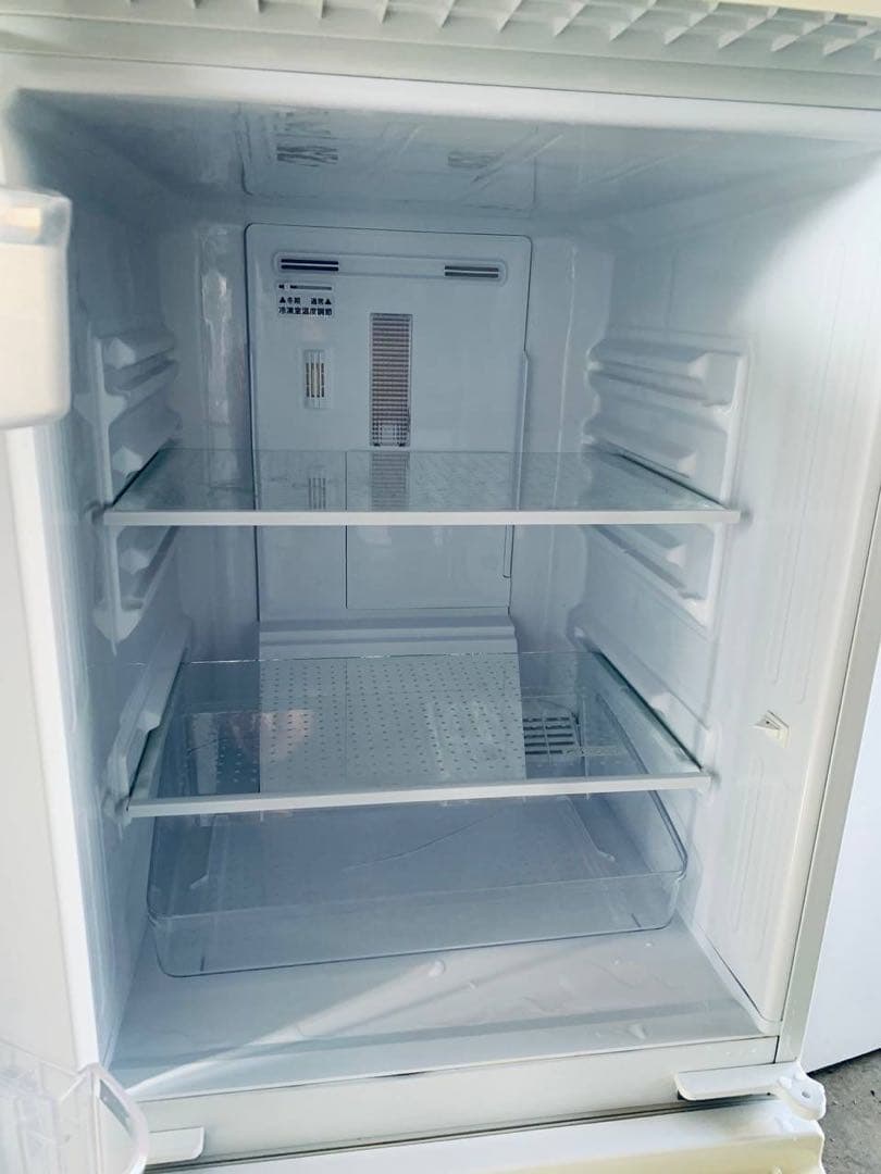 ♦SHARP ノンフロン冷凍冷蔵庫【2016年製】SJ-C14B-W