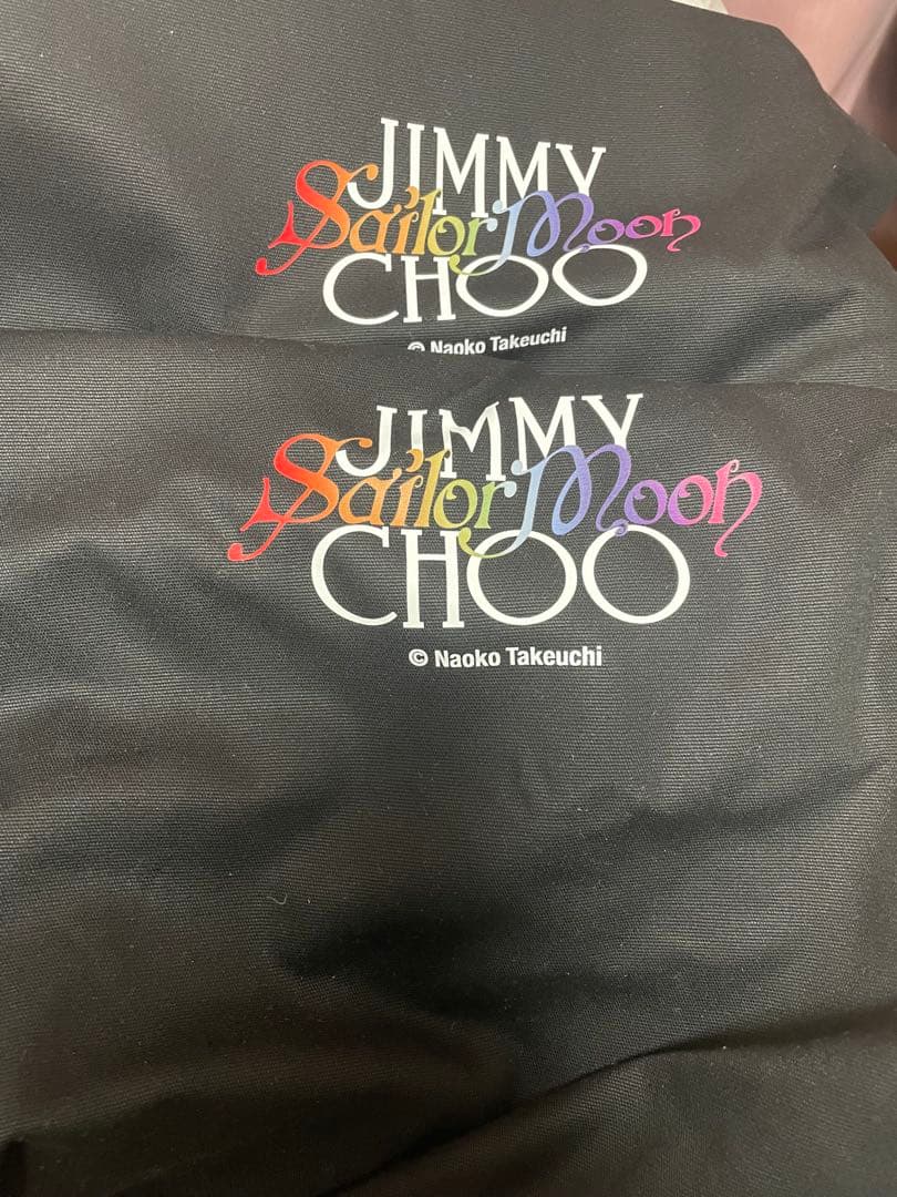 セーラームーン　JIMMY CHOO 原画　バッグ　ルナ　ジミーチュウ　コラボ