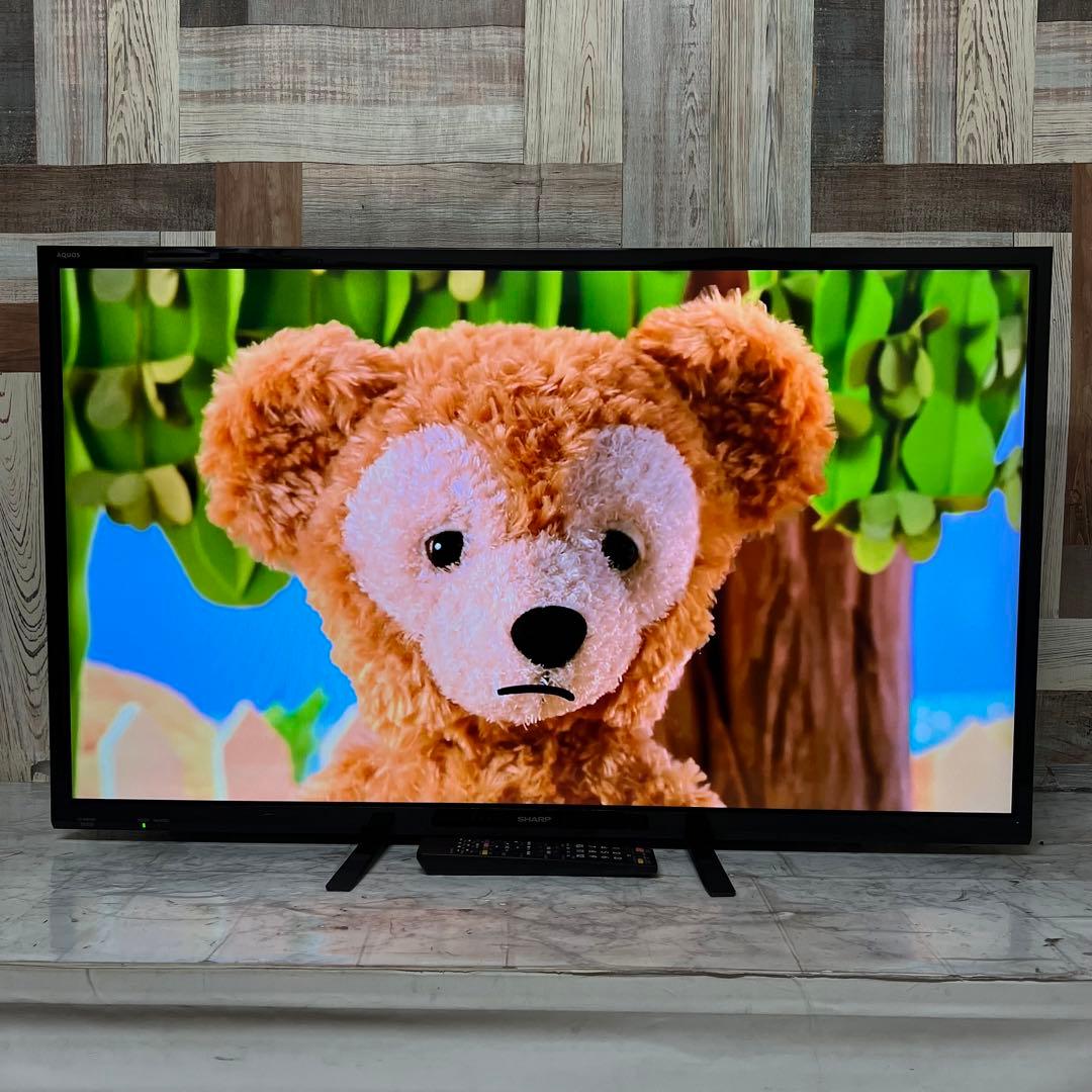 即日受渡❣️全国送料込シャープ 40型テレビ AQUOS 裏録画対応2画面表示