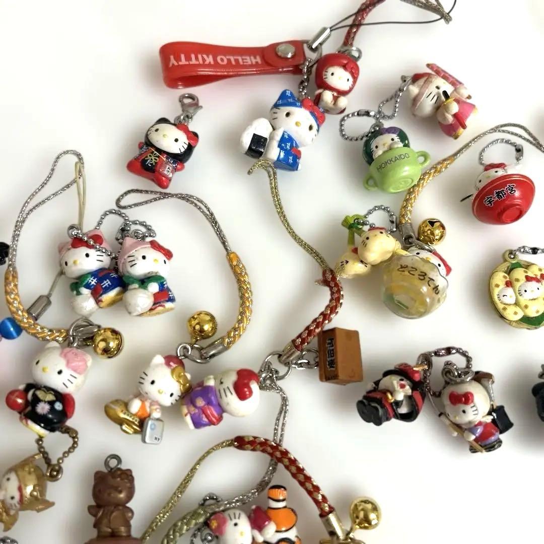 ハローキティ ご当地ストラップ まとめ 36個セット