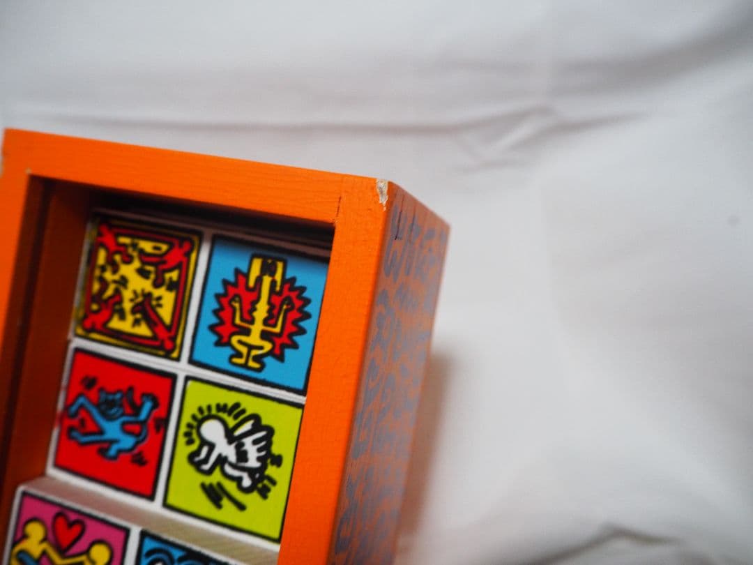 希少　キースヘリング　木製 ドミノ　インテリア