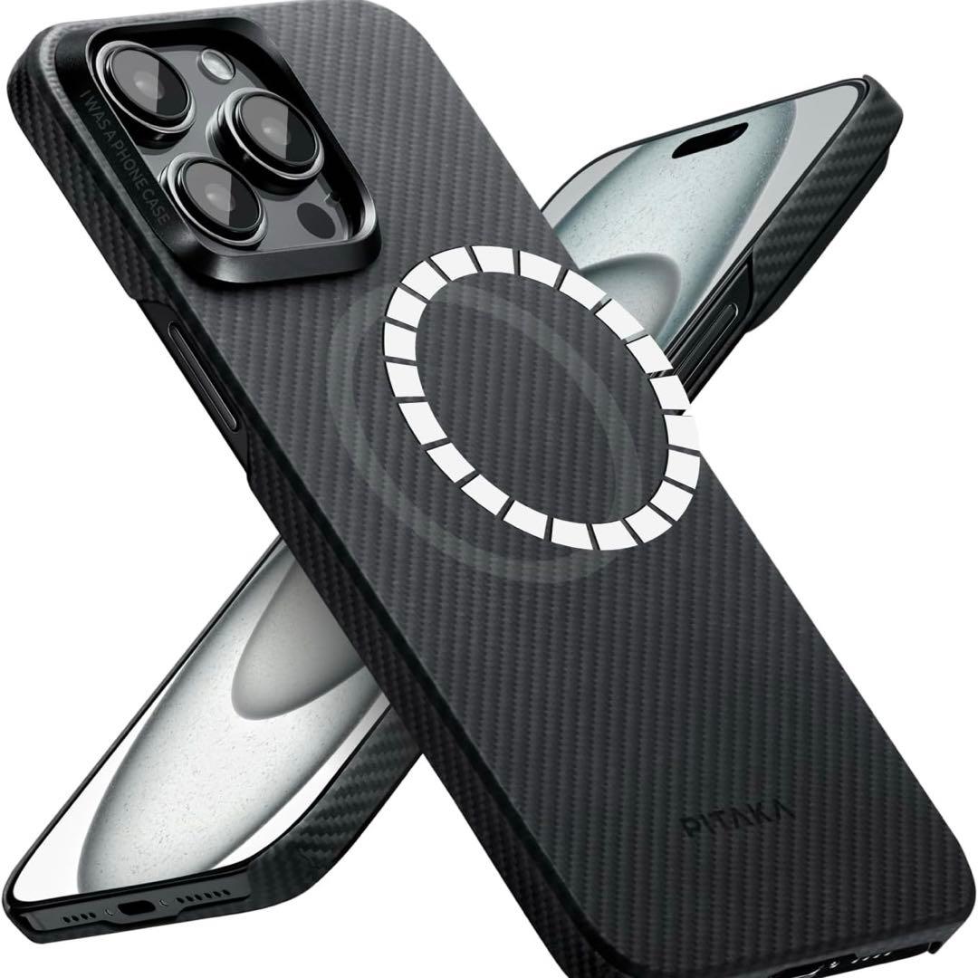 新品未使用　ピタカ　iPhone15ProMax用 MagSafe対応ケース