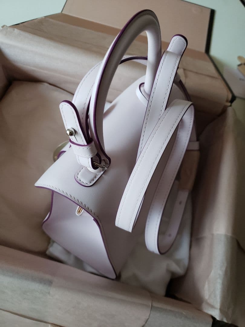 デルヴォー delvaux ブリヨン ミニ シルクラベンダー