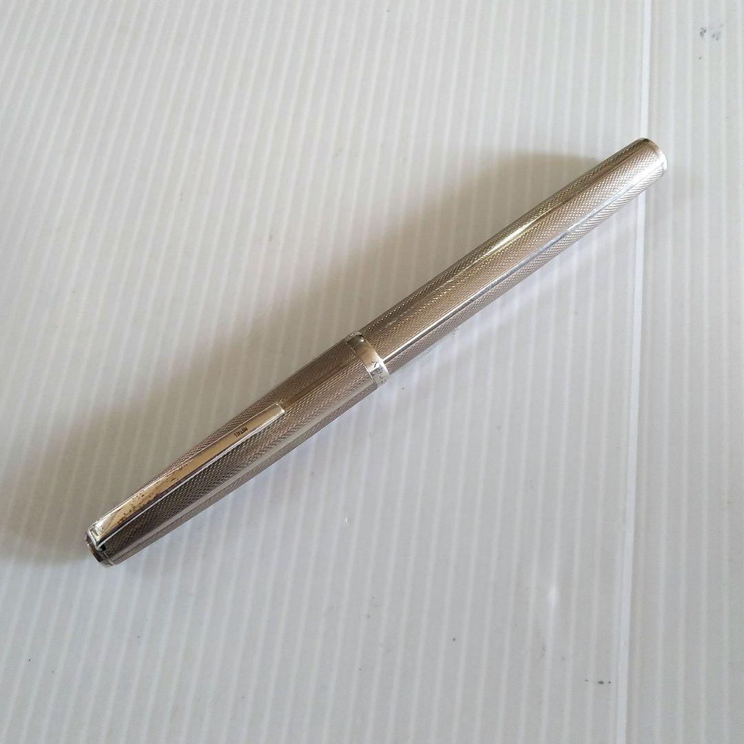 【純銀製】英国ASPREY社　万年筆　585-14K