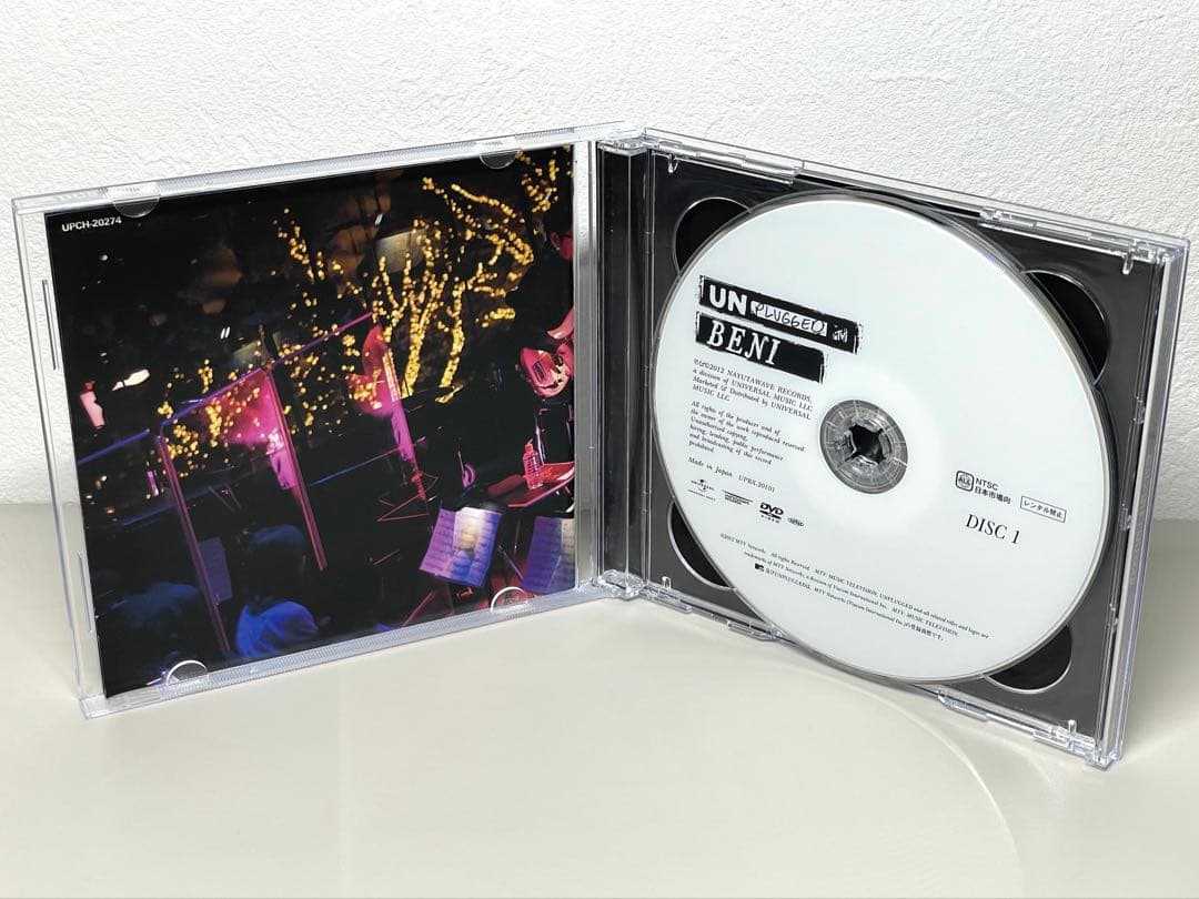 廃盤 BENI MTV Unplugged DVD CD 正規品
