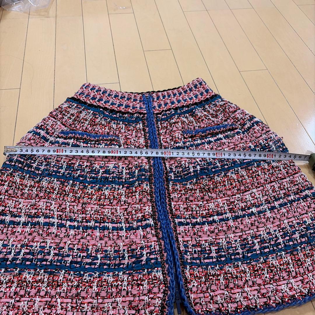 CHANEL ツイードスカート 38