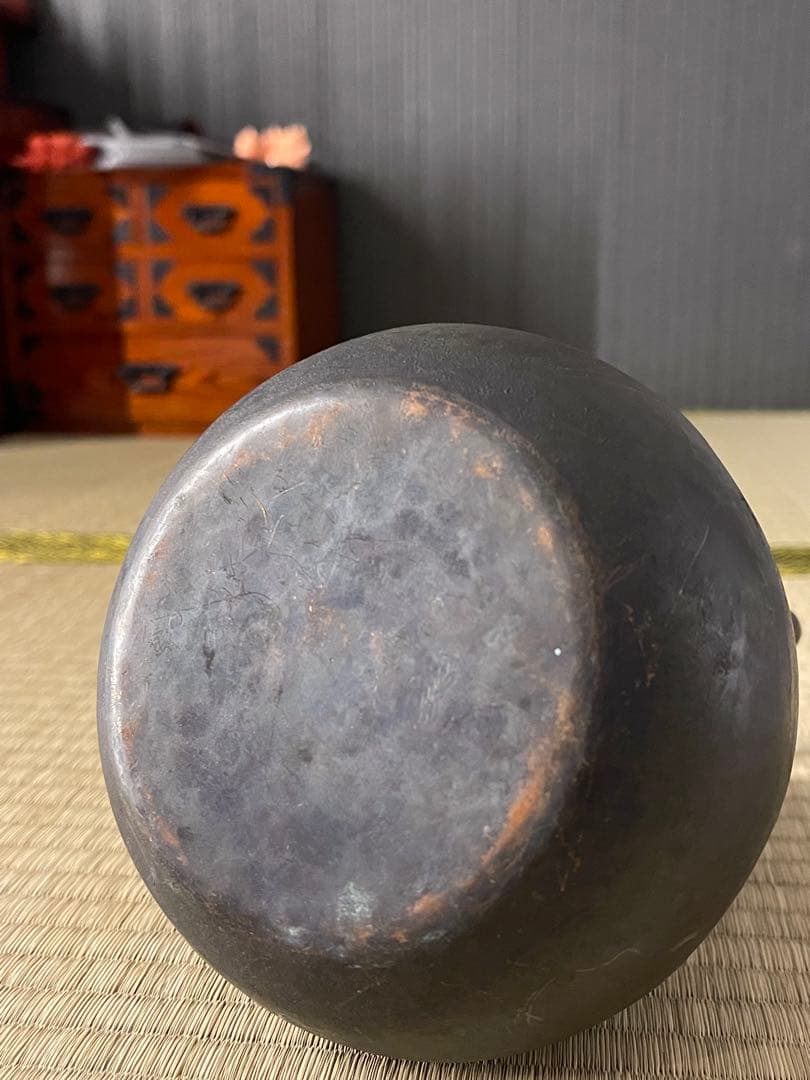最終値下げ　煎茶道具 富貴堂 鎚起銅器 湯沸 銅瓶 重量300g