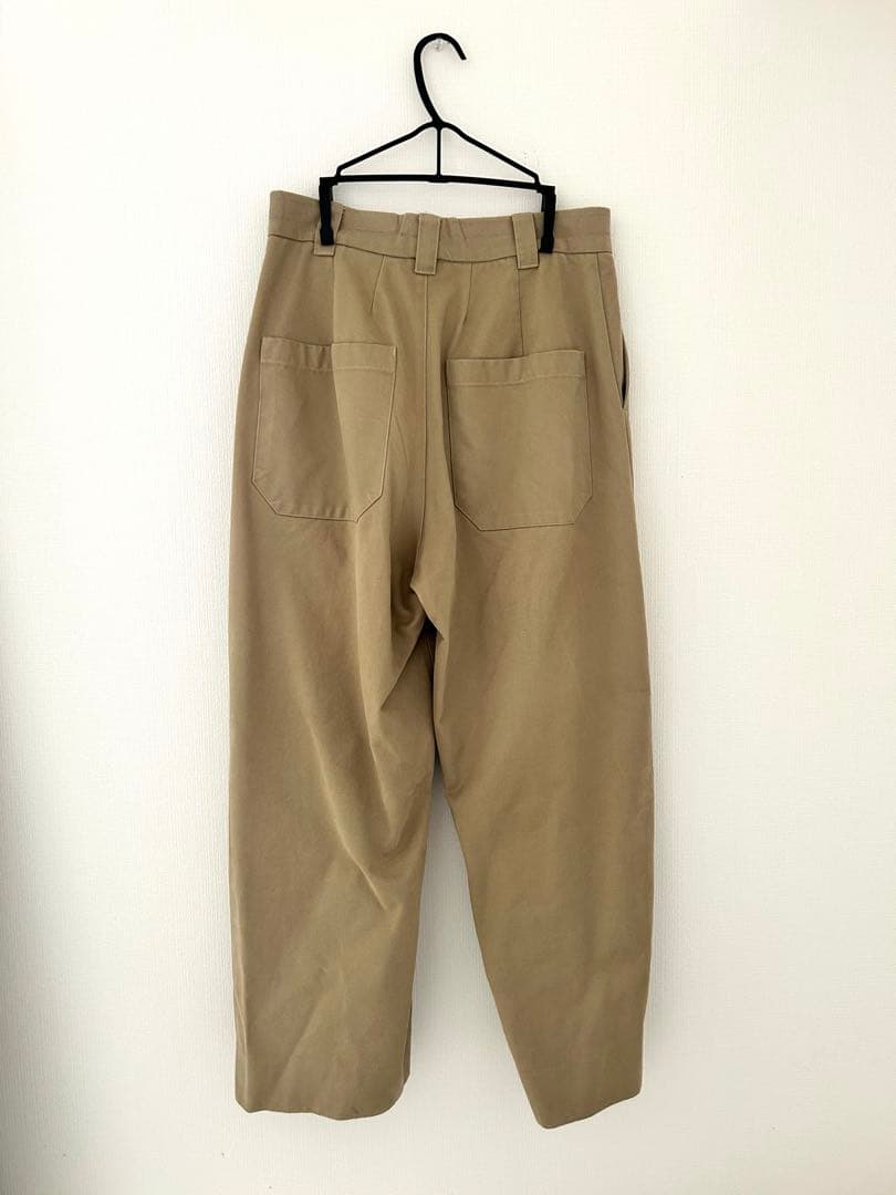 STUDIO NICHOLSON ベージュ ワイドパンツ