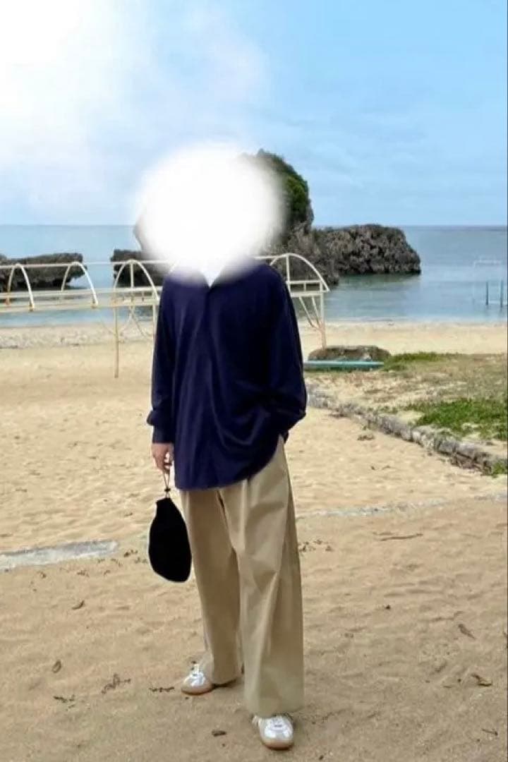 STUDIO NICHOLSON ベージュ ワイドパンツ