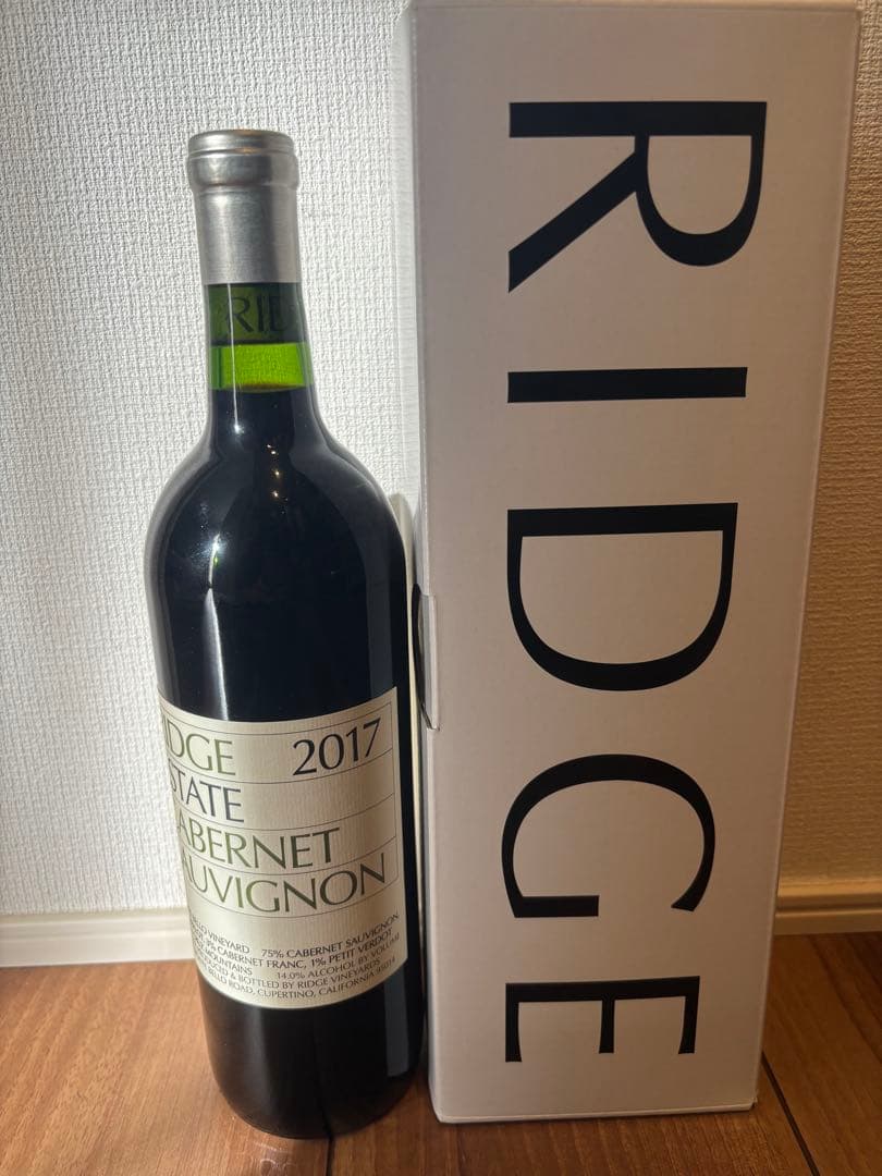 リッジ　エステートカルベネソーヴィニヨン2017 赤ワイン