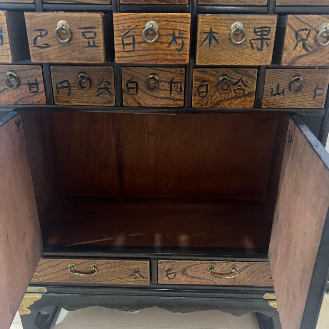 【希少】李朝家具 薬箪笥（ヤクジャン）韓国アンティーク　タンス