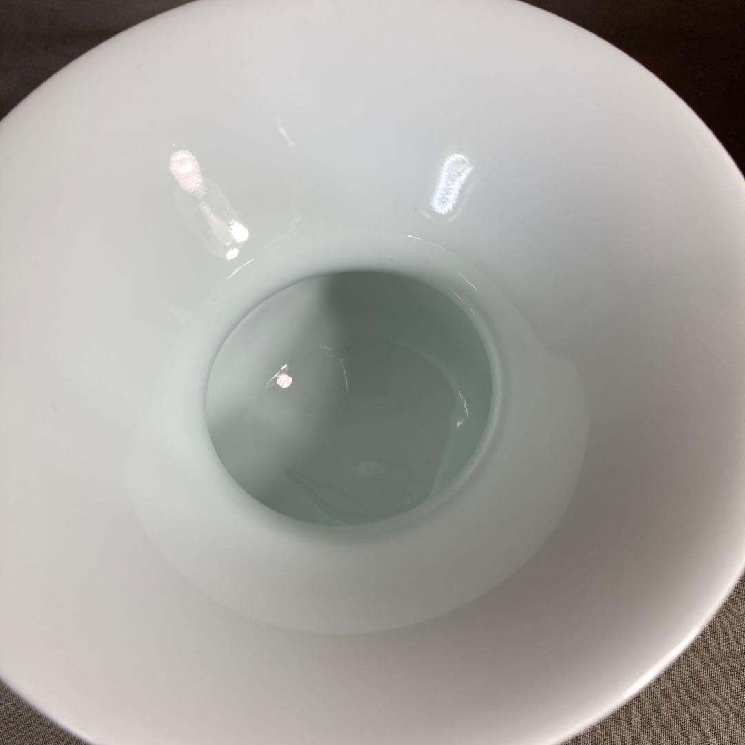 【中村清六】白磁の伝統　日本の名窯　重要無形文化財　中村清六作　白磁　花瓶