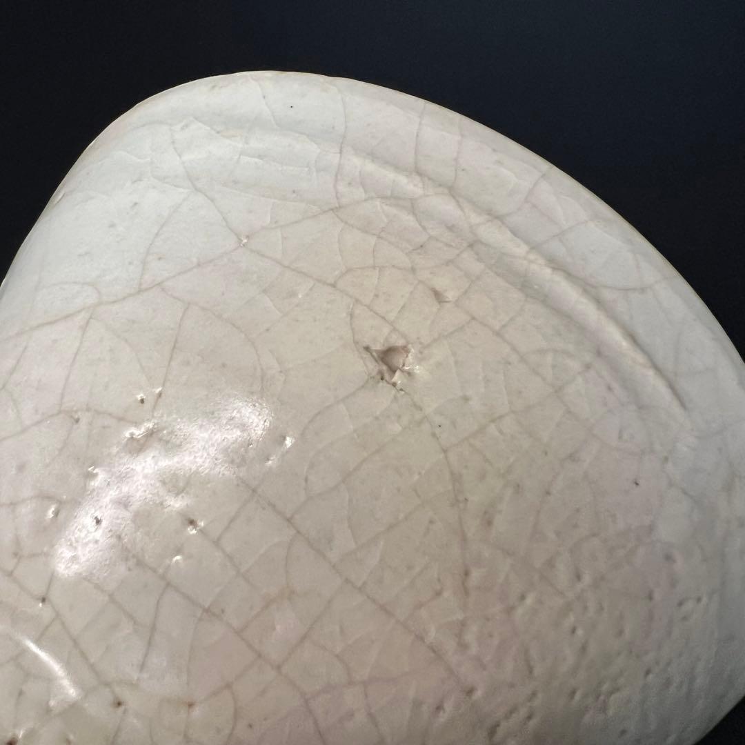 ◎古美術 庵々◎李朝 白磁 茶碗 共箱付◎韓国 李氏朝鮮時代 古陶磁 骨董古美術