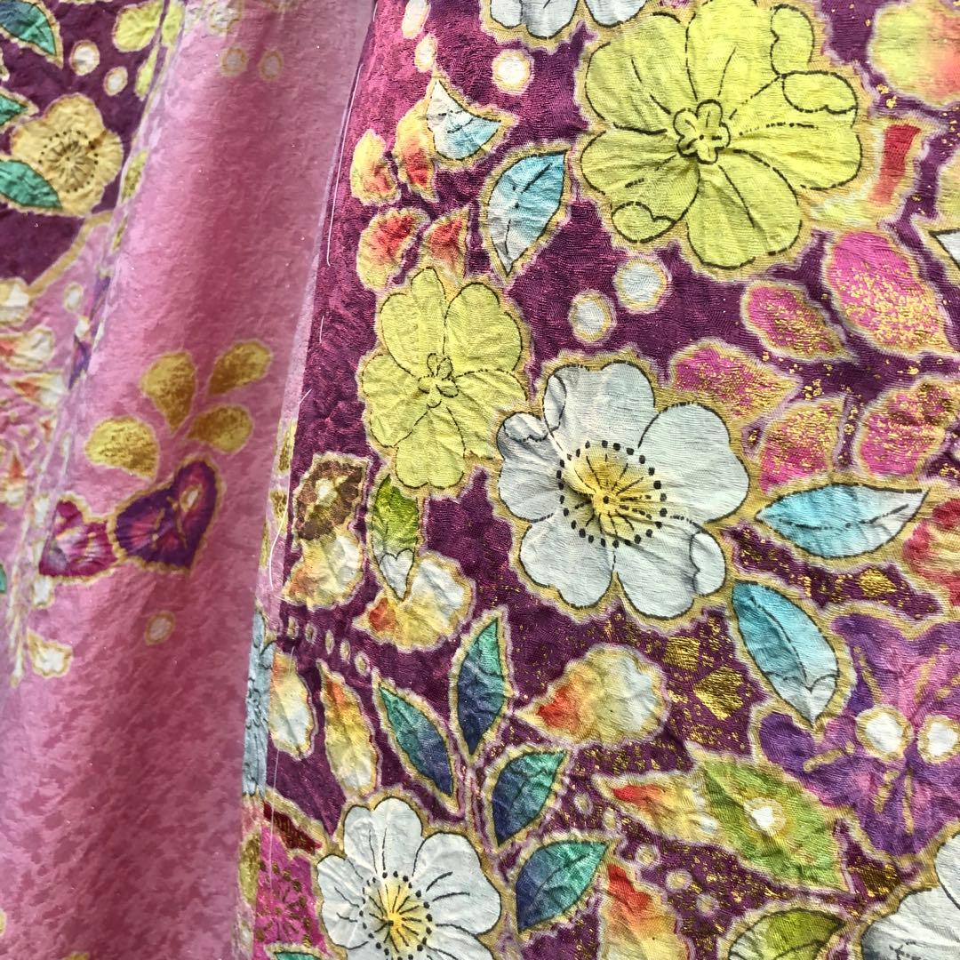 振袖フルセット ■翠山工房■辻ヶ花絞り■新品オーダー仕立て■振袖一式