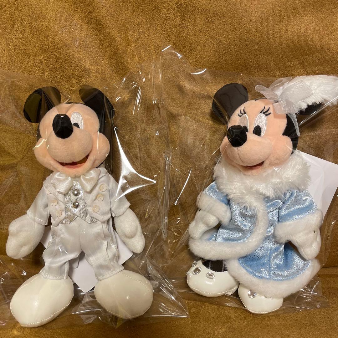 ディズニーシー ビッグバンドビート BBB ミッキー　ミニー　ぬいぐるみバッジ