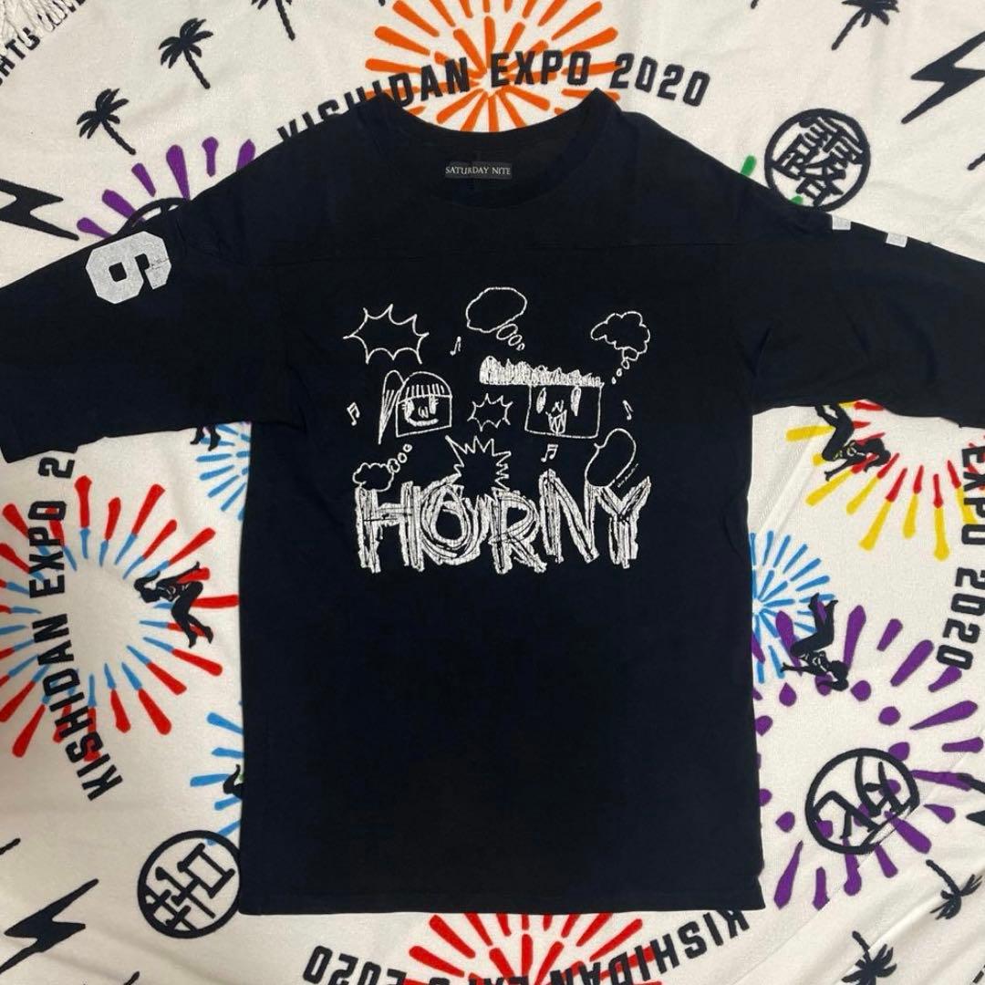 氣志團　綾小路 翔　SATURDAYNiTE HORNY 七分袖Tシャツ
