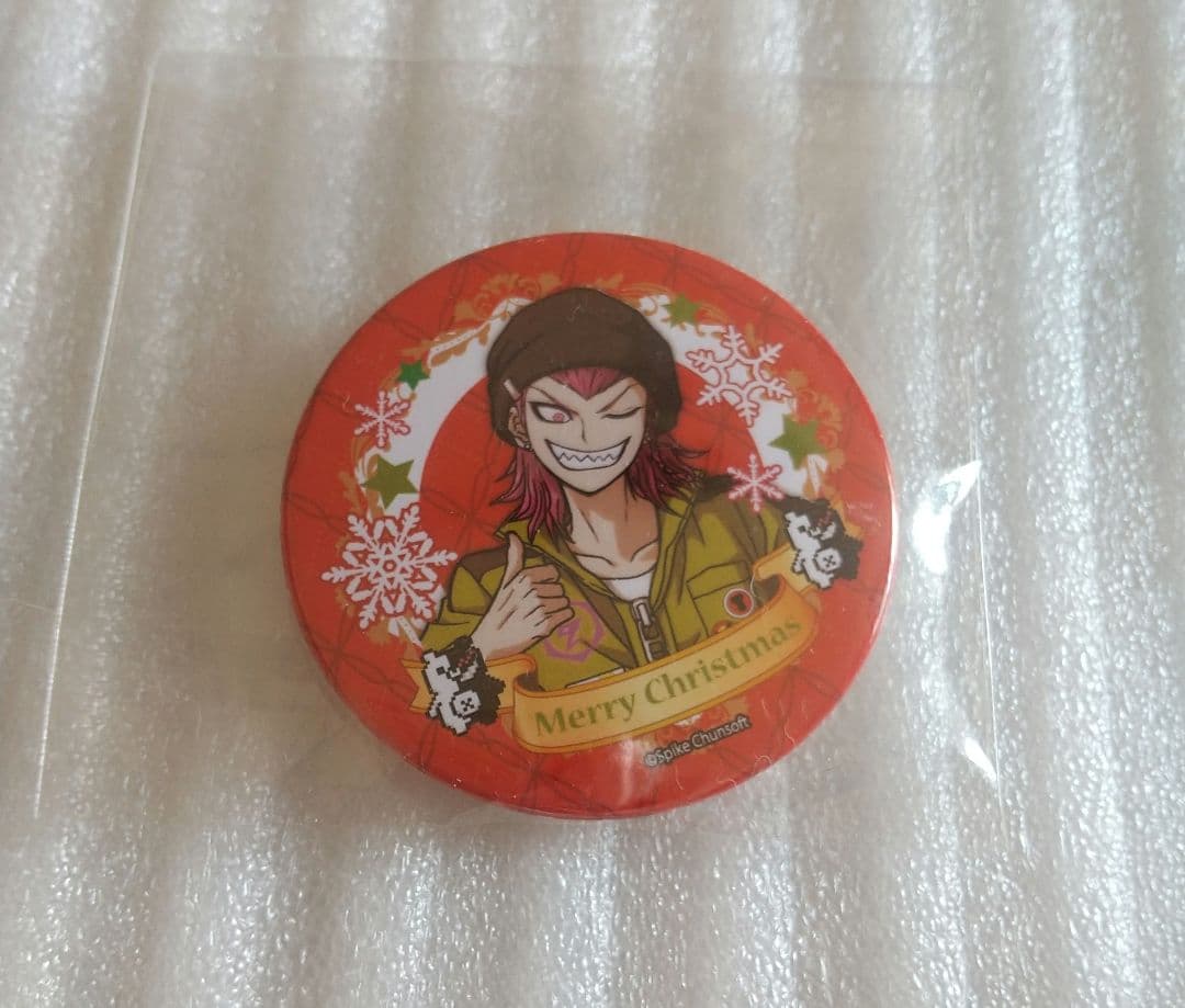 ダンガンロンパ プリロール 缶バッジ クリスマス 左右田