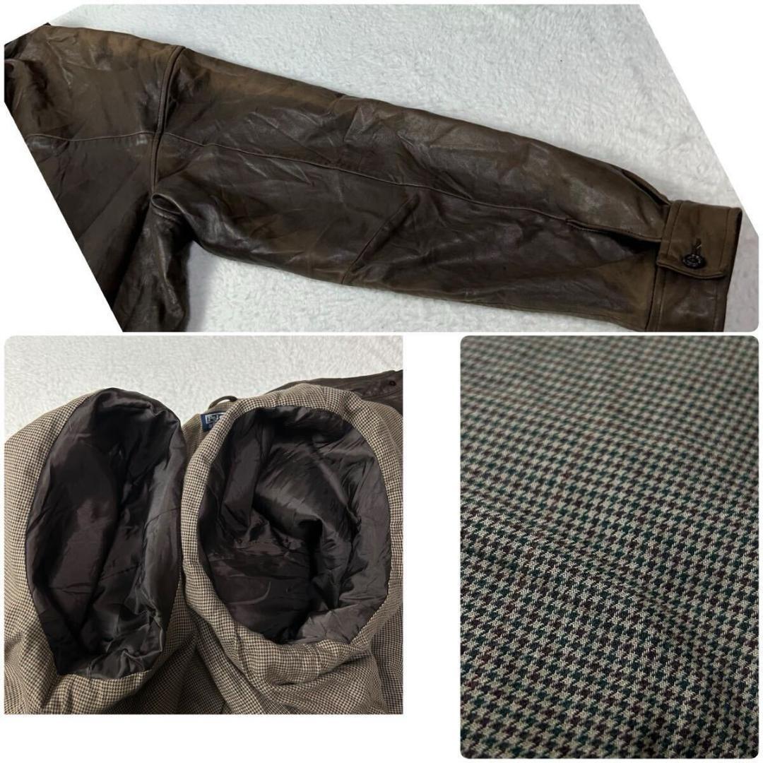 げ*ん様 90s XXL polo by ralph lauren ライダースジ