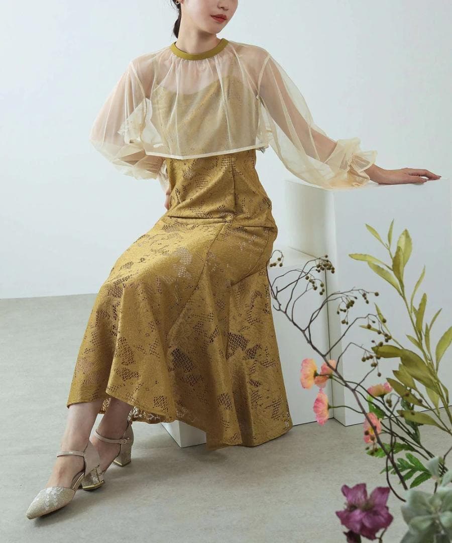 美品 kana カナ チュールボレロセット М パーティー オケージョン