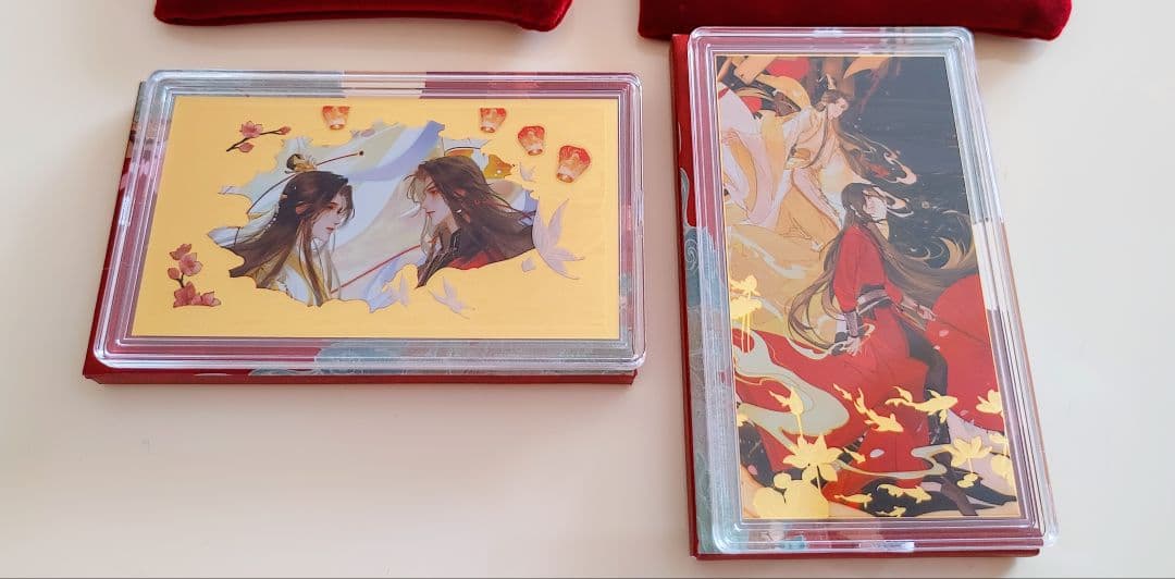 天官賜福　老庙×天官赐福コラボ　純金加工プレート　2個セット