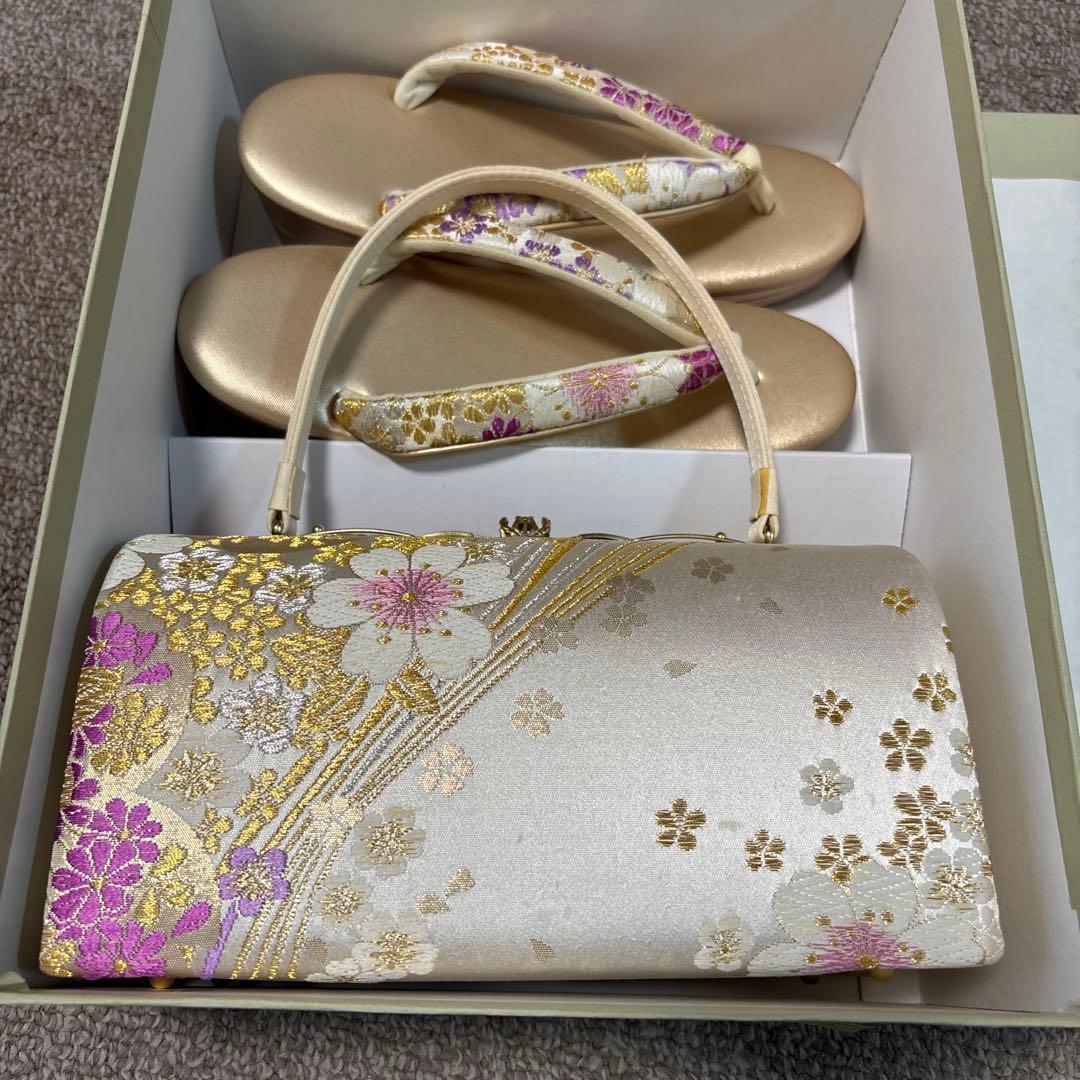 11/23まで❗️美品！和装用　草履・バッグセット