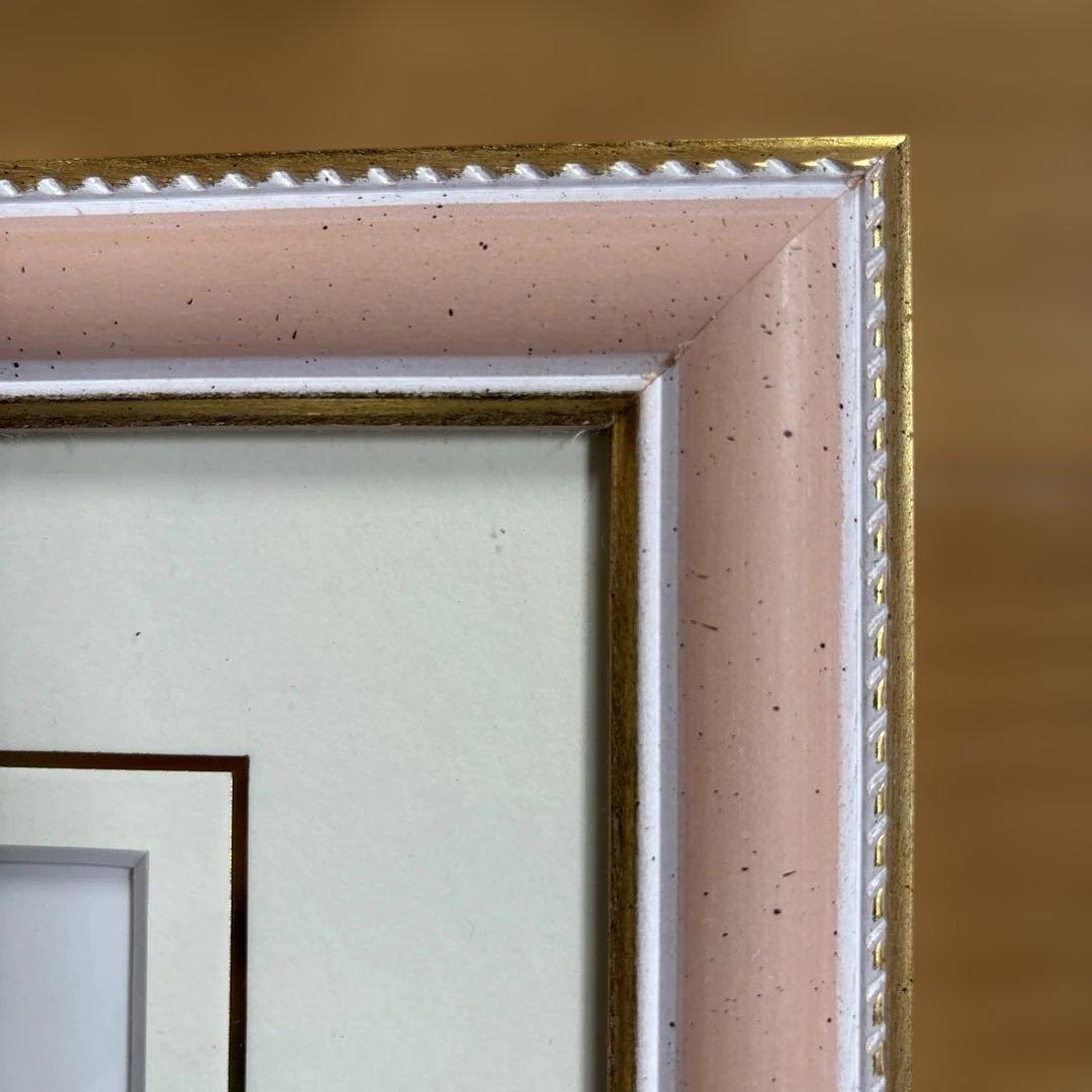 ✴︎額縁・ブルー1枚・コーラルピンク2枚・新品・未使用✴︎