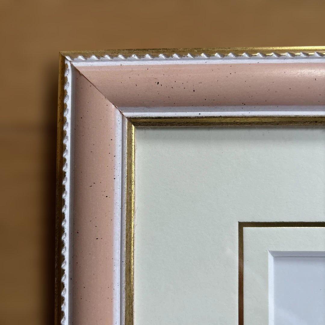 ✴︎額縁・ブルー1枚・コーラルピンク2枚・新品・未使用✴︎