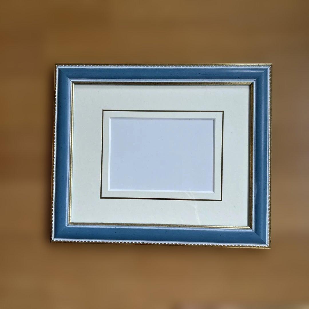 ✴︎額縁・ブルー1枚・コーラルピンク2枚・新品・未使用✴︎
