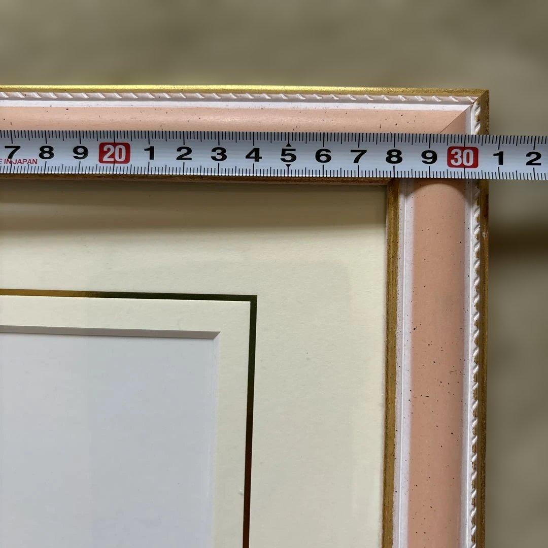 ✴︎額縁・ブルー1枚・コーラルピンク2枚・新品・未使用✴︎