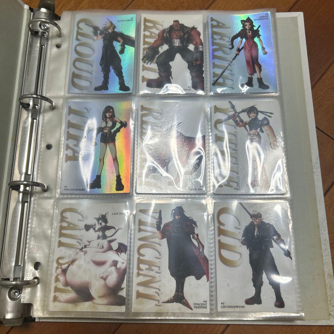 【初版】ファイナルファンタジー7 カードダス 140枚コンプリート　特典付