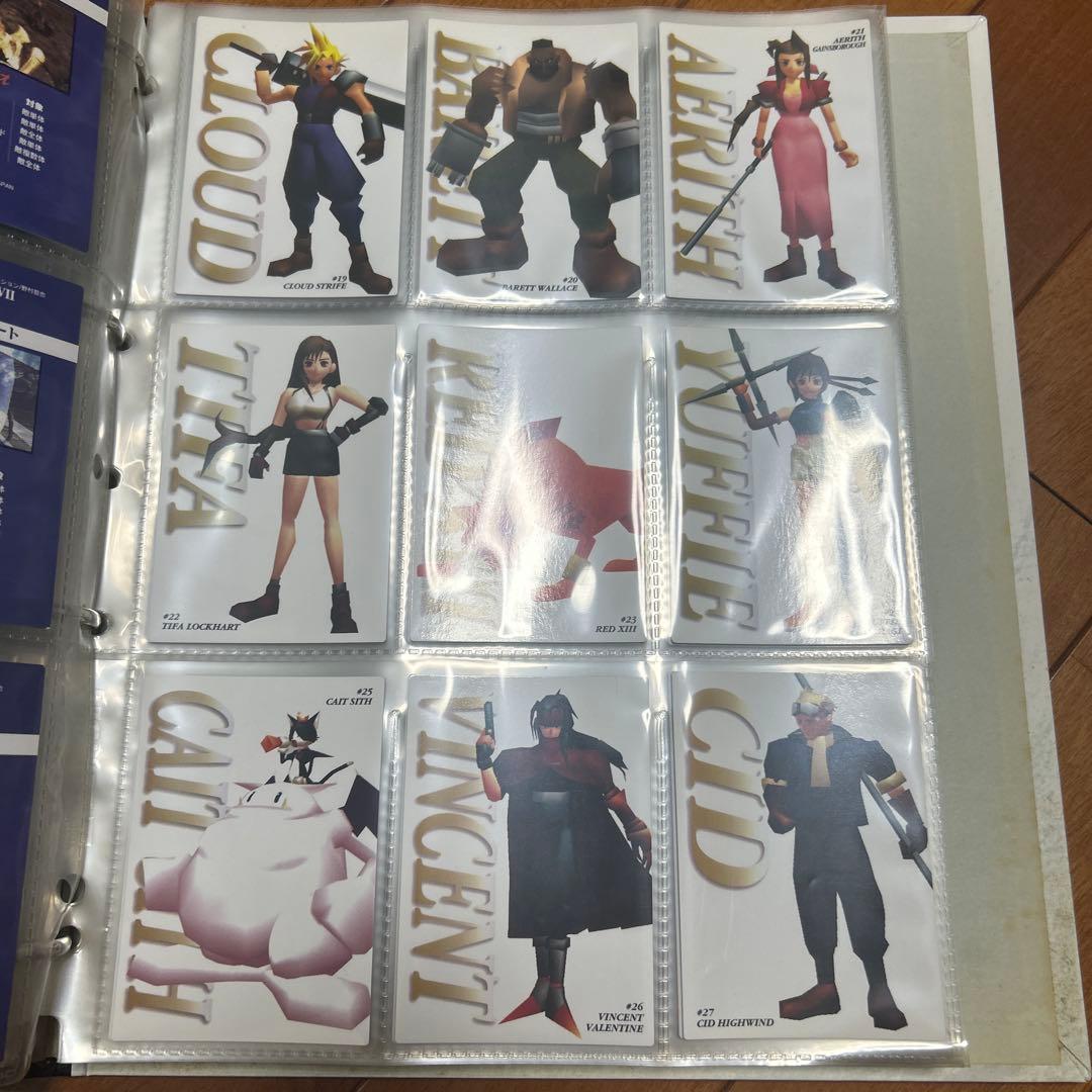 【初版】ファイナルファンタジー7 カードダス 140枚コンプリート　特典付