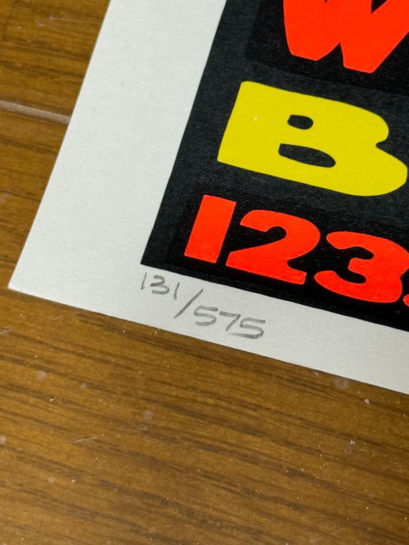 Kozik 1996⭐︎Clarke Nova シルクスクリーンポスター