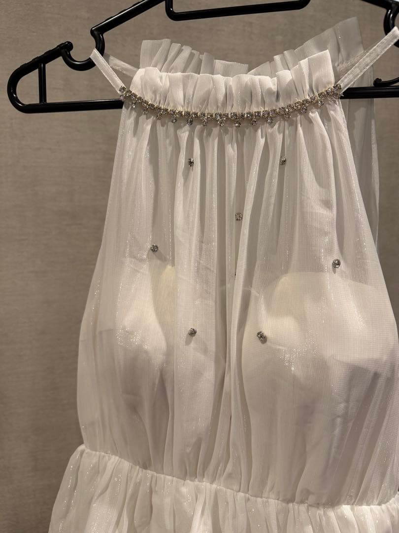 アメスリティアードワンピースドレス　ジュエルズ