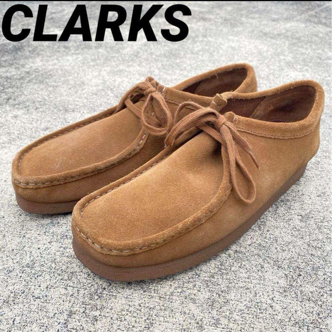 美品　クラークス　ワラビー　コーラ　茶　スウェード　ブーツ　 UK10