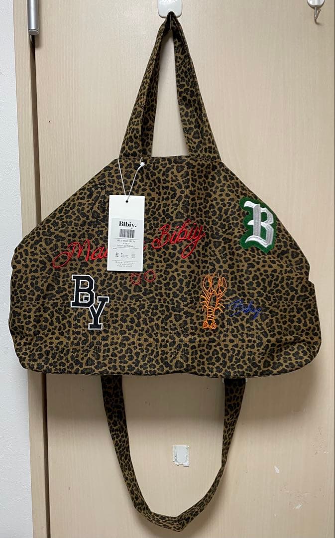 【新品タグ付き】MAISON BIBIY.LEOPARD TOTE