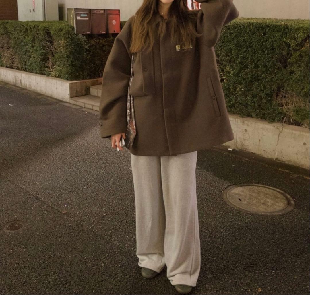 Brook Soutien Collar Coat brown /サ イズ1