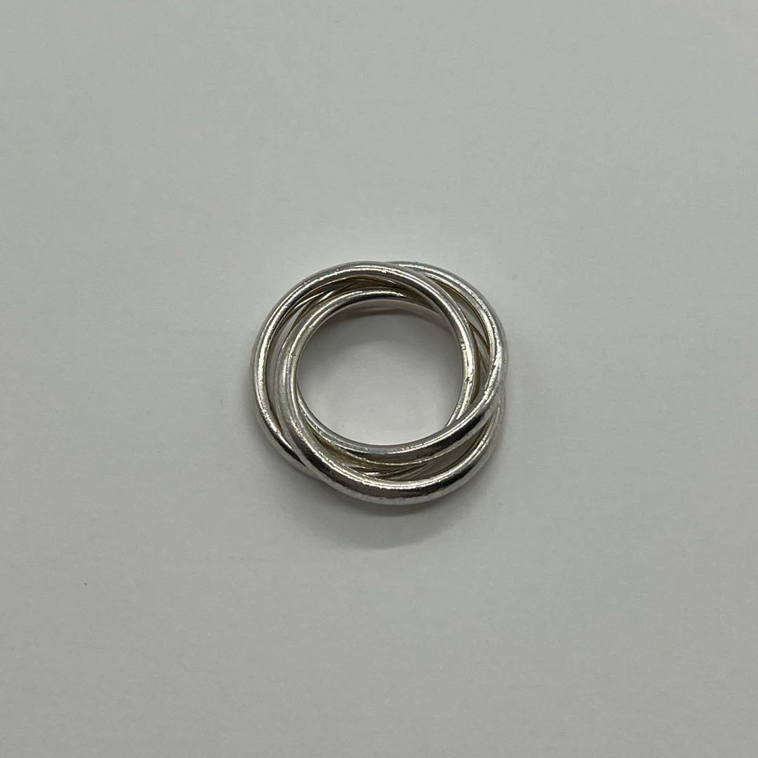 ティファニー TIFFANY トリニティリング 3連リング 12号 SV925