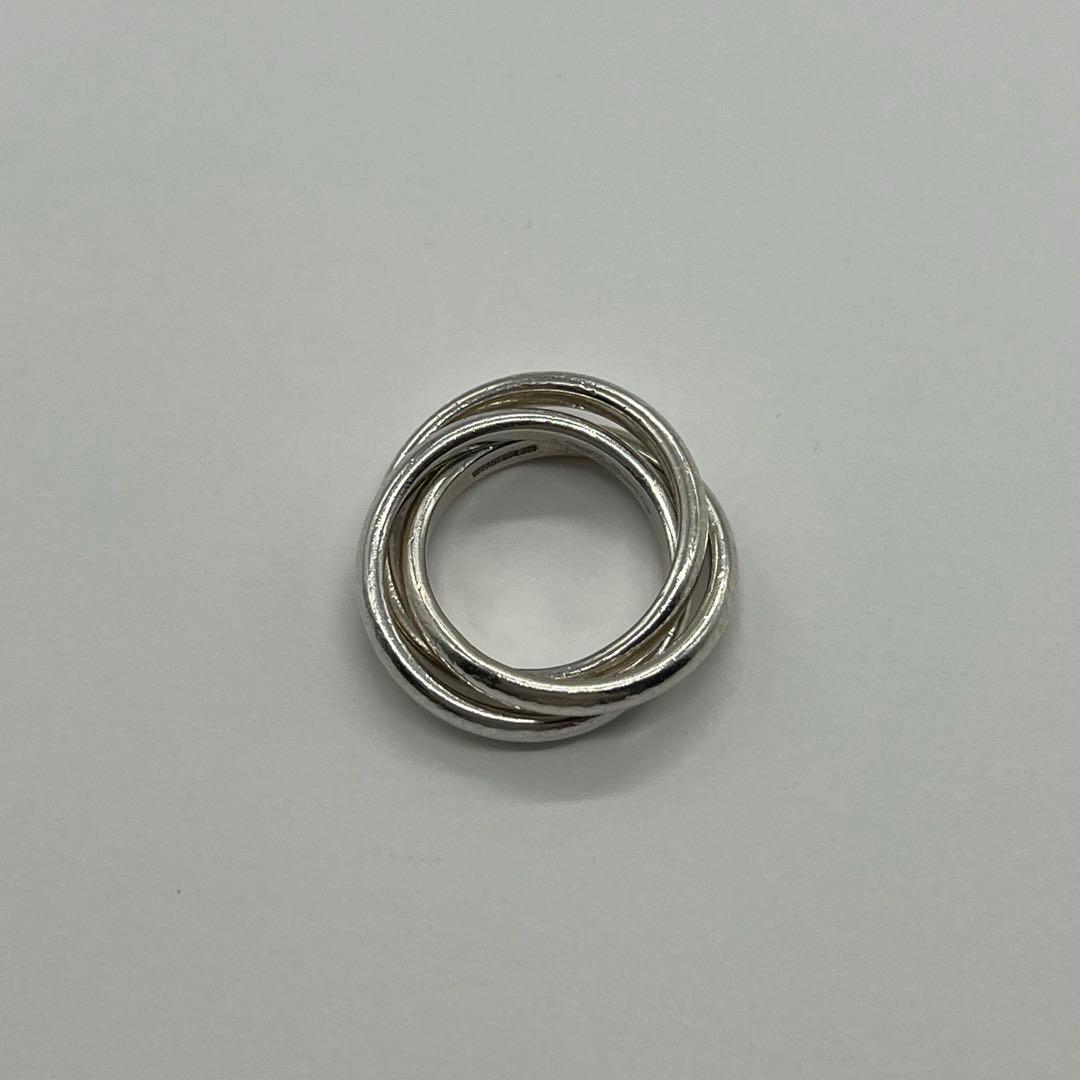 ティファニー TIFFANY トリニティリング 3連リング 12号 SV925