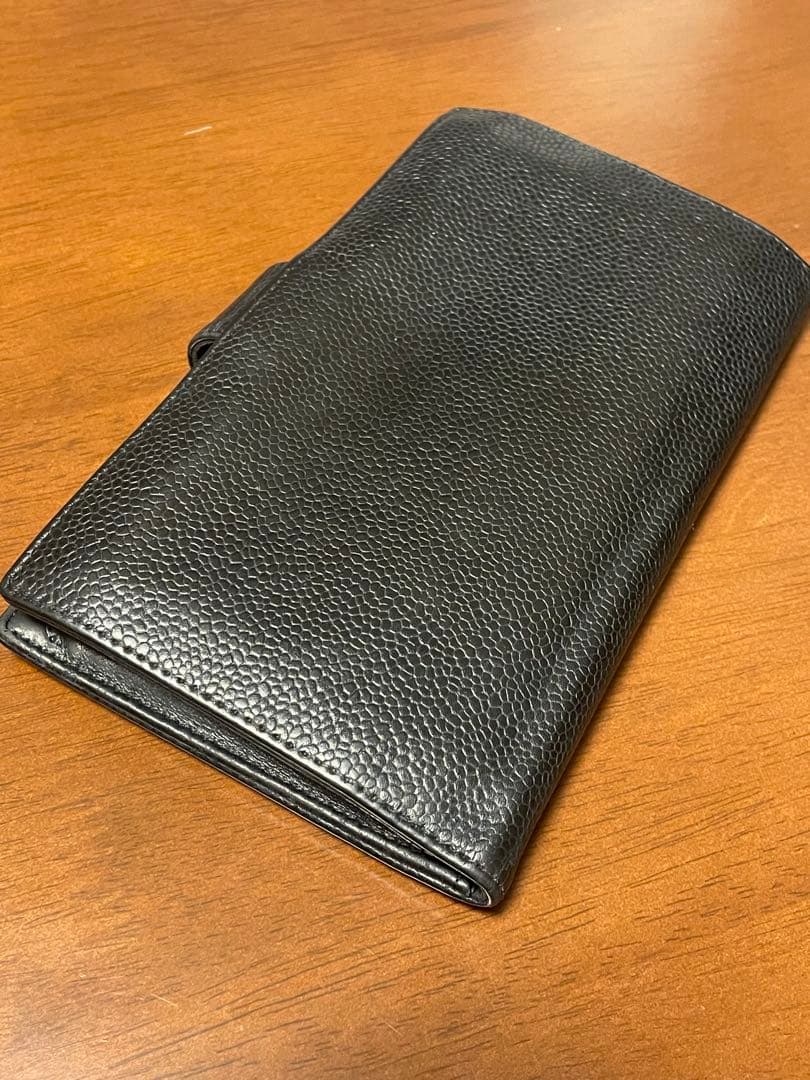 CHANEL シャネル キャビアスキン 黒 ココマーク